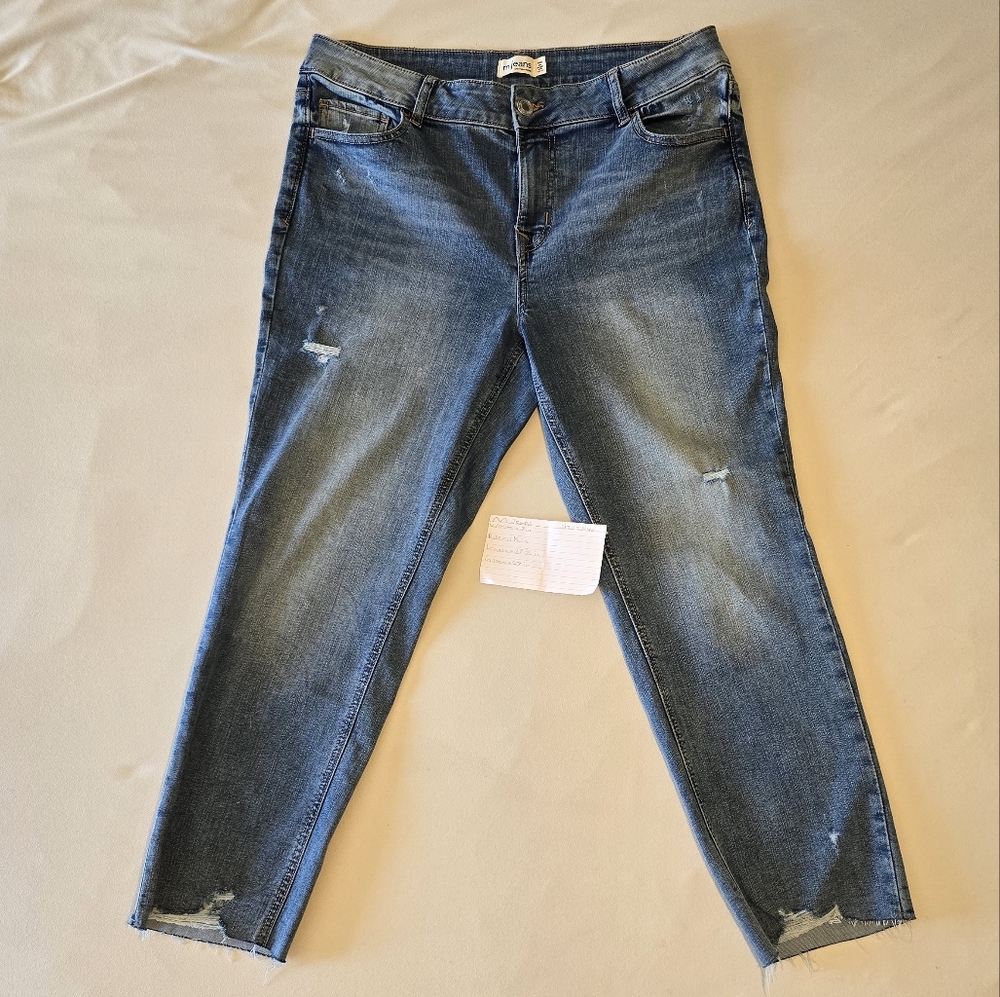 Maurices Blue Straight Leg Jeans Classic Denim